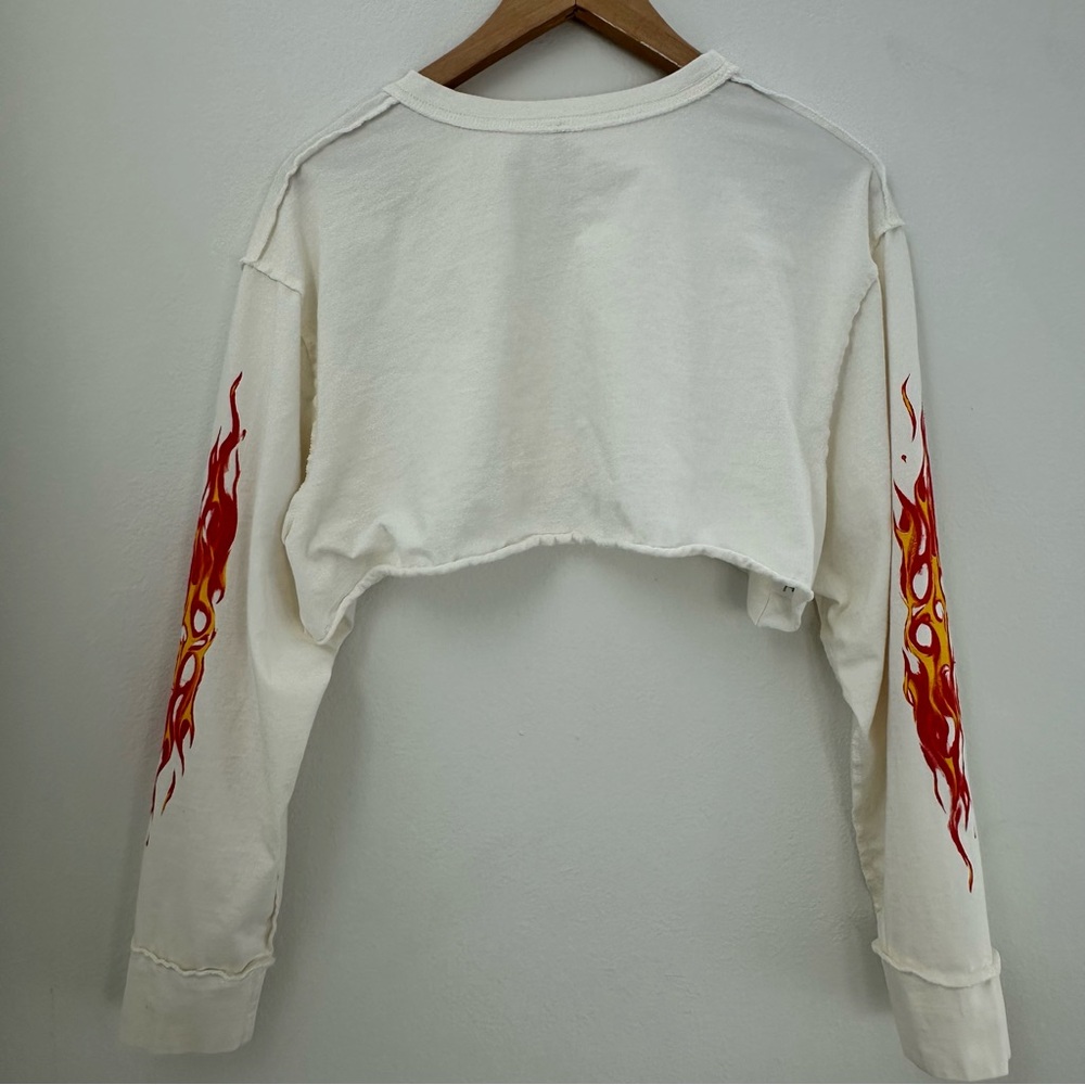 Emma & Sam Off the Shoulder Cropped Tee - Picture 5 of 5